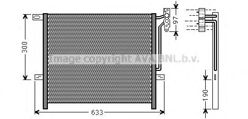 Конденсатор, кондиционер AVA QUALITY COOLING BWA5369