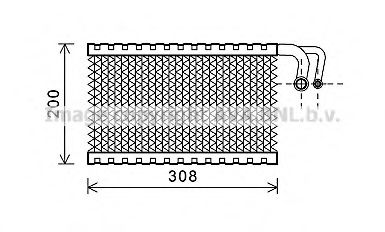 Испаритель, кондиционер AVA QUALITY COOLING BWV399