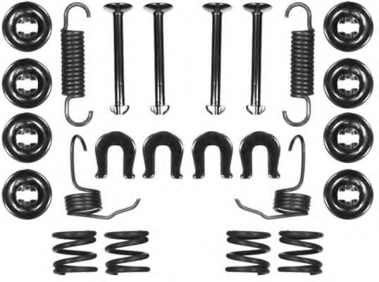 Комплект тормозов, барабанный тормозной механизм DELPHI 919