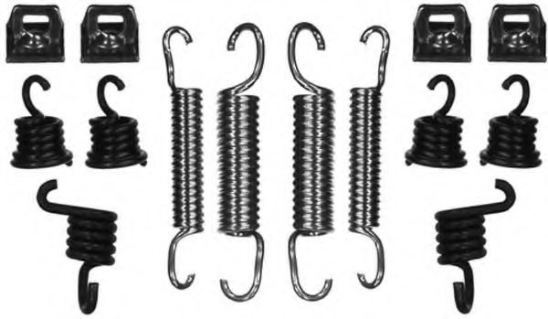 Комплект тормозов, барабанный тормозной механизм QUINTON HAZELL 302202