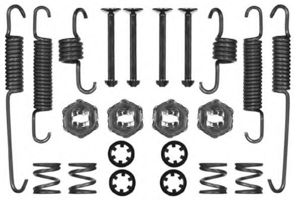 Комплект тормозов, барабанный тормозной механизм MINTEX 118964