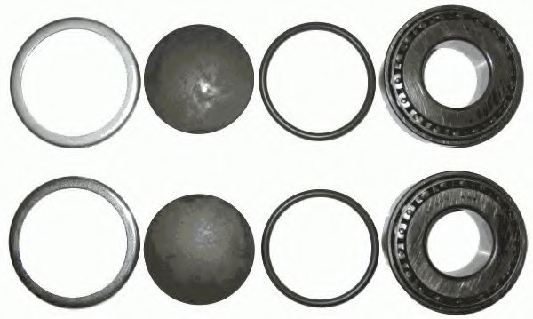 Ремкомплект, опора поворотной цапфы ZF Parts 8500002