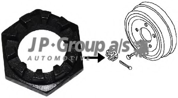 Прорезная гайка JP GROUP 1151450300