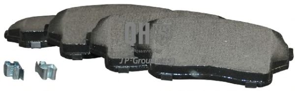 Комплект тормозных колодок, дисковый тормоз JP GROUP BP1546