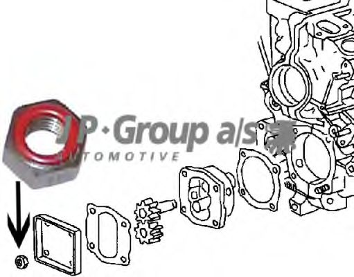 Гайка JP GROUP 8113150406