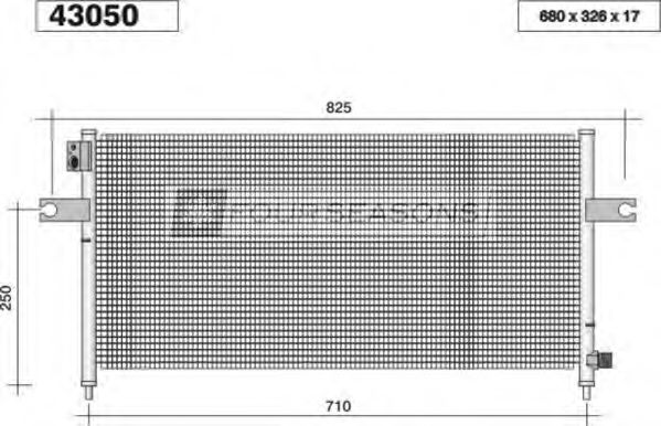 Конденсатор, кондиционер STANDARD F4-43050