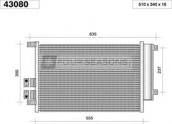 Конденсатор, кондиционер STANDARD F4-43080