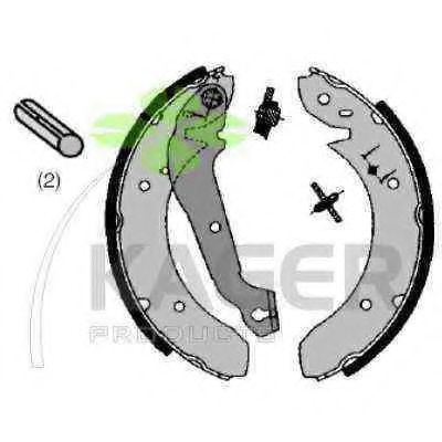 Комплект тормозных колодок KAGER 34-0417