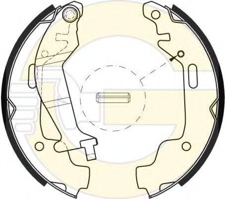 Комплект тормозных колодок GIRLING 5184689