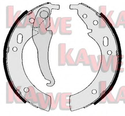 Комплект тормозных колодок KAWE 00330