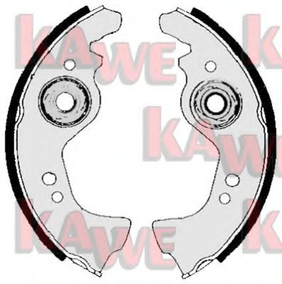 Комплект тормозных колодок KAWE 00700