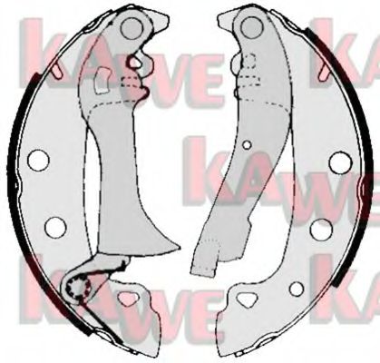 Комплект тормозных колодок KAWE 00720