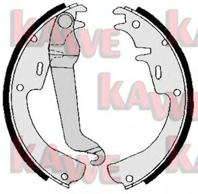 Комплект тормозных колодок KAWE 02540