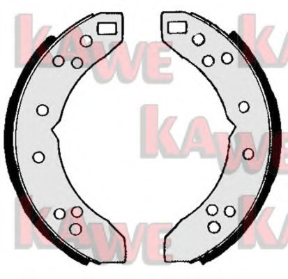Комплект тормозных колодок KAWE 03630