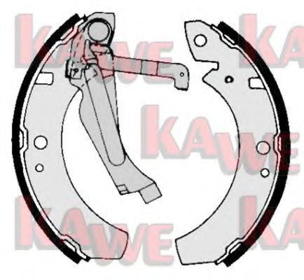 Комплект тормозных колодок KAWE 03990