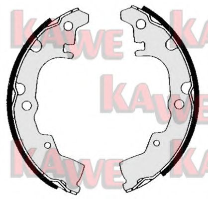Комплект тормозных колодок KAWE 05210