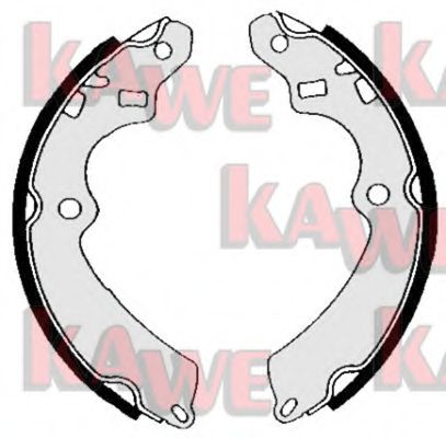 Комплект тормозных колодок KAWE 05830