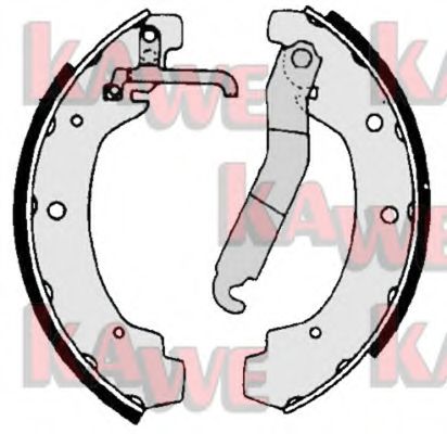 Комплект тормозных колодок KAWE 06740