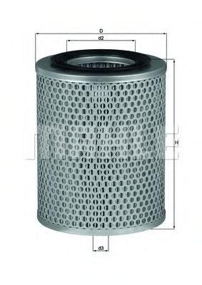 Воздушный фильтр MAHLE ORIGINAL LX 899