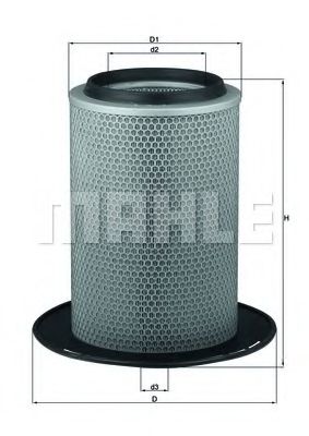 Воздушный фильтр MAHLE ORIGINAL LX 796