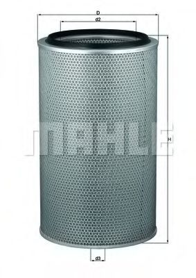 Воздушный фильтр MAHLE ORIGINAL LX 1021