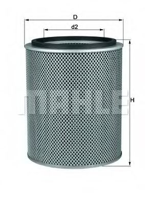 Воздушный фильтр MAHLE ORIGINAL LX 47