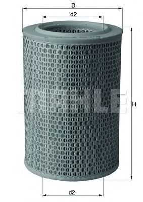 Воздушный фильтр MAHLE ORIGINAL LX 620