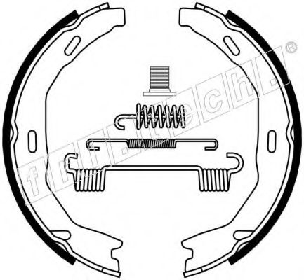Комплект тормозных колодок, стояночная тормозная система fri.tech. 1052.132K