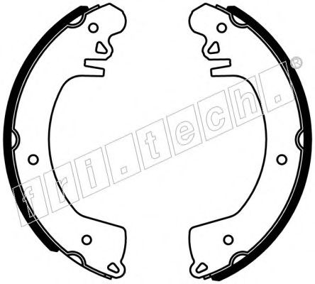 Комплект тормозных колодок fri.tech. 1026.355