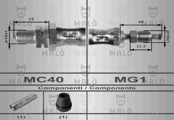 Тормозной шланг MALÒ 8610