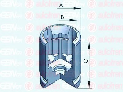Поршень, корпус скобы тормоза AUTOFREN SEINSA D025319