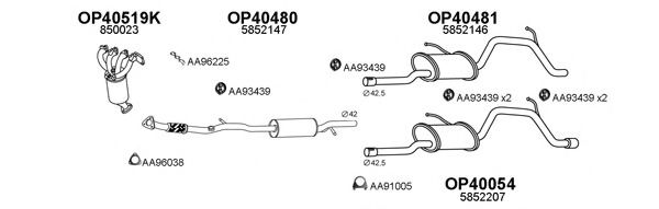 Система выпуска ОГ VENEPORTE 400002