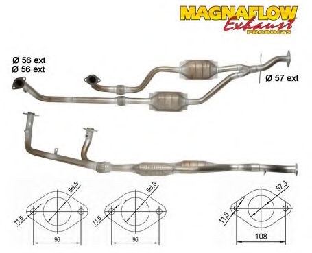 Катализатор MAGNAFLOW 85885