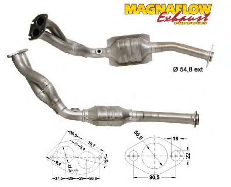 Катализатор MAGNAFLOW 85875