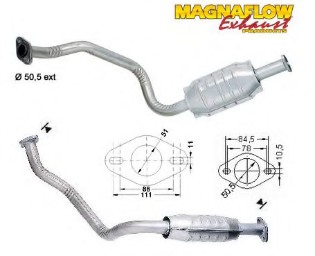 Катализатор MAGNAFLOW 85872D