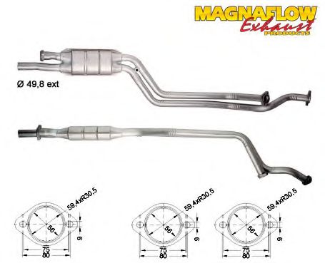 Катализатор MAGNAFLOW 85041