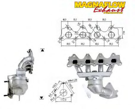 Катализатор MAGNAFLOW 76333