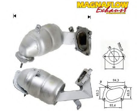 Катализатор MAGNAFLOW 76308D