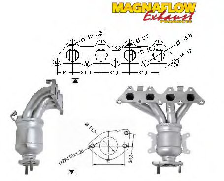 Катализатор MAGNAFLOW 75407