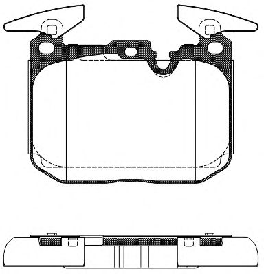 Комплект тормозных колодок, дисковый тормоз WOKING P15913.00