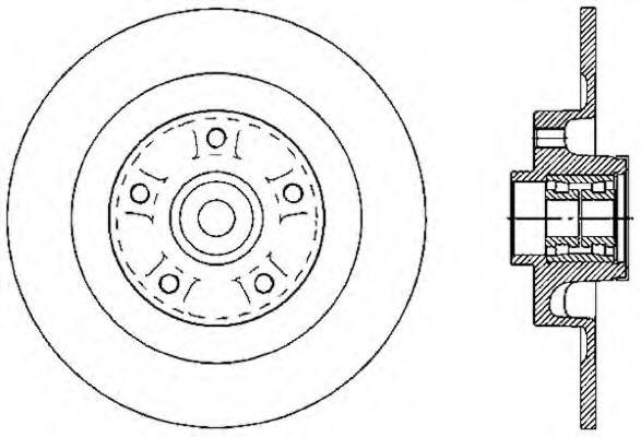 Тормозной диск OPEN PARTS BDA2602.30