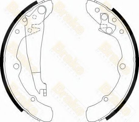 Комплект тормозных колодок Brake ENGINEERING SH1113