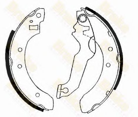 Комплект тормозных колодок Brake ENGINEERING SH2171