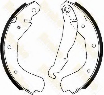 Комплект тормозных колодок Brake ENGINEERING SH2214