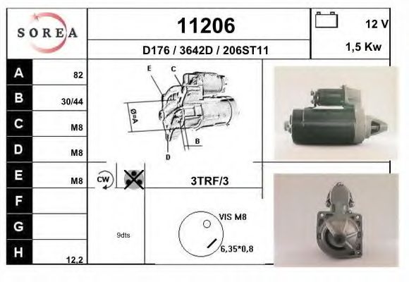 Стартер EAI 11206