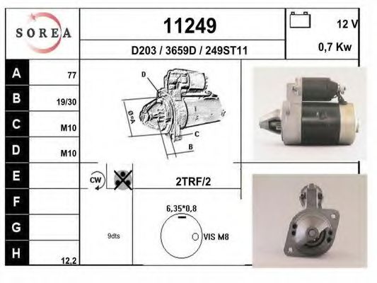 Стартер EAI 11249