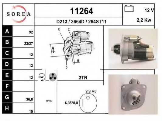 Стартер EAI 11264