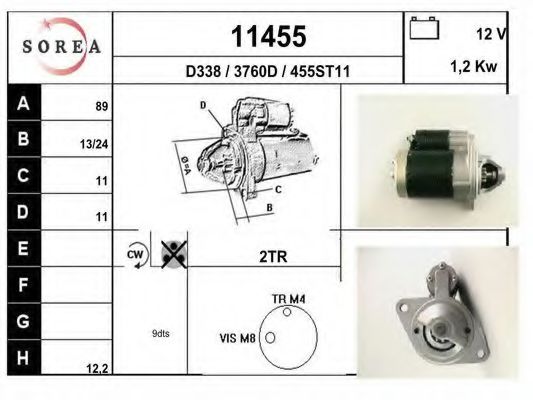 Стартер EAI 11455