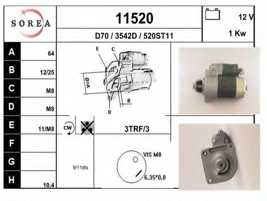 Стартер EAI 11520