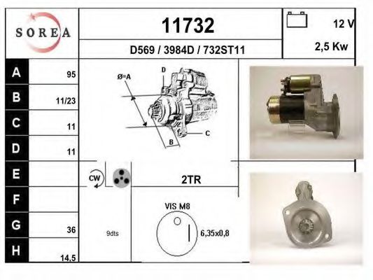 Стартер EAI 11732